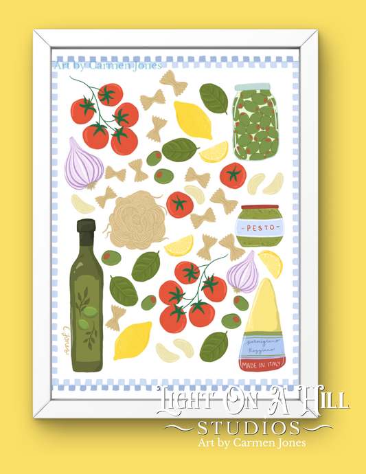 Pasta night Print