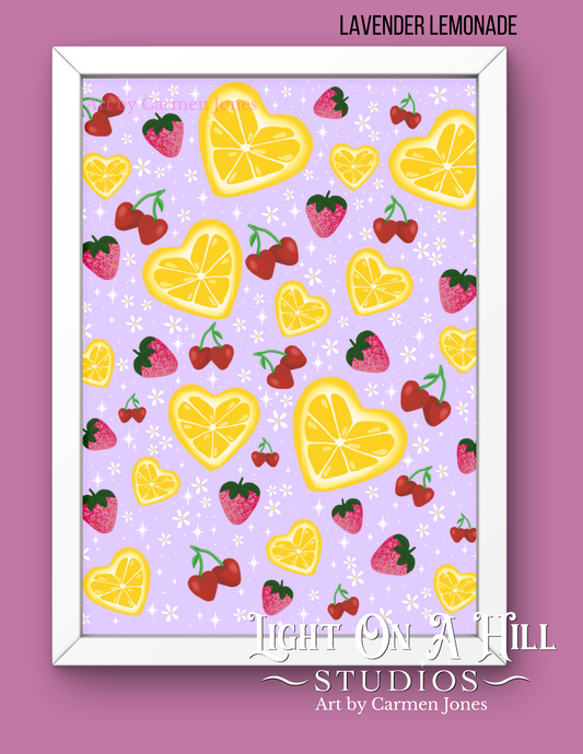 Lemon love print