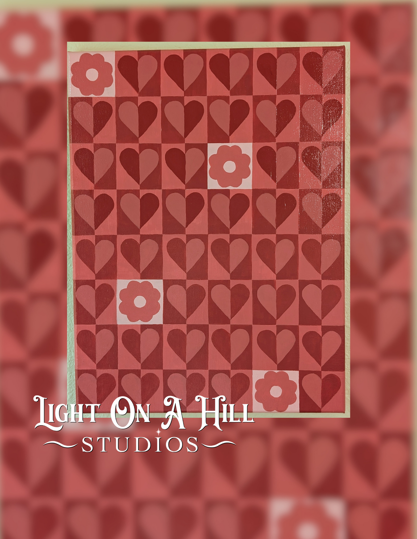 4 the Love Original Canvas 12x16”