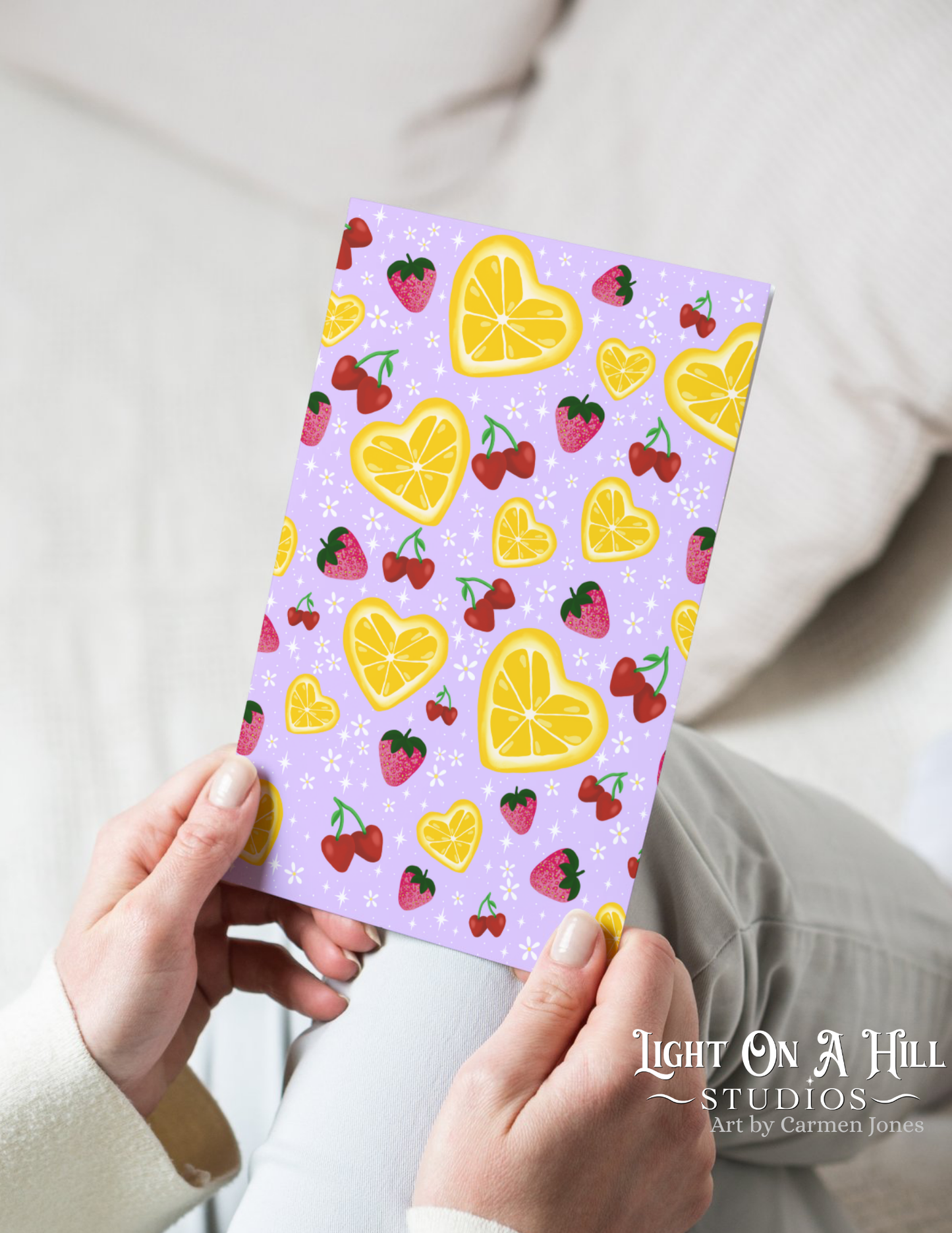 Lemon love Greeting card
