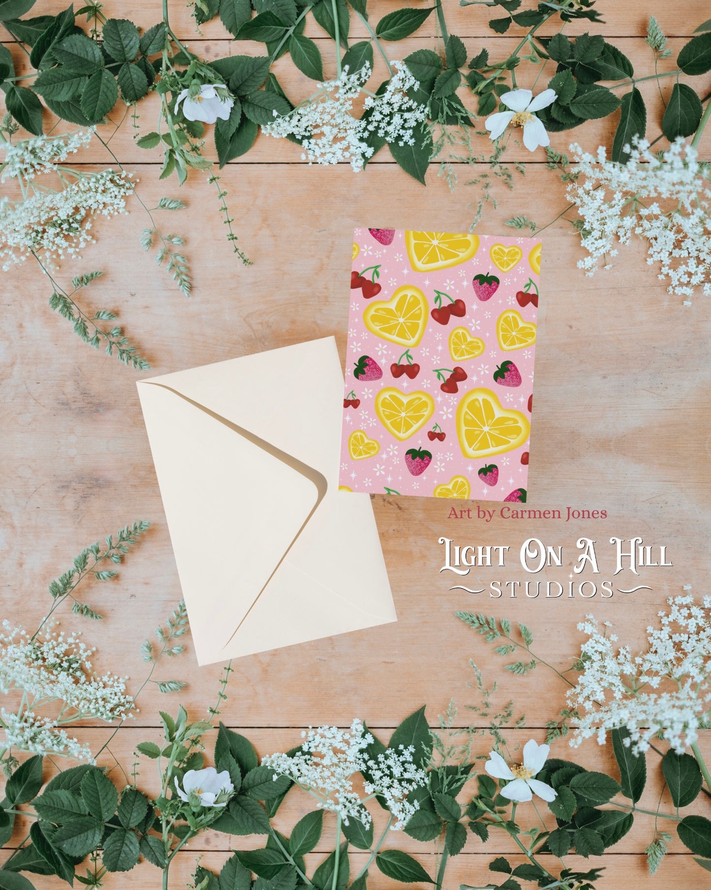 Lemon love Greeting card