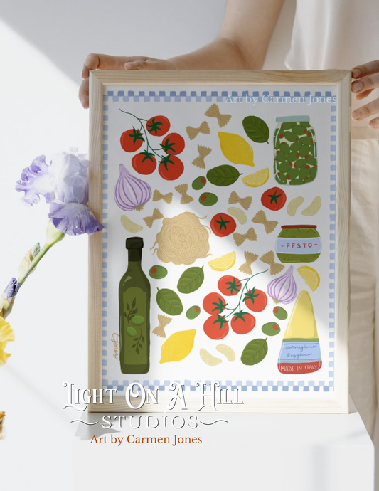 Pasta night Print
