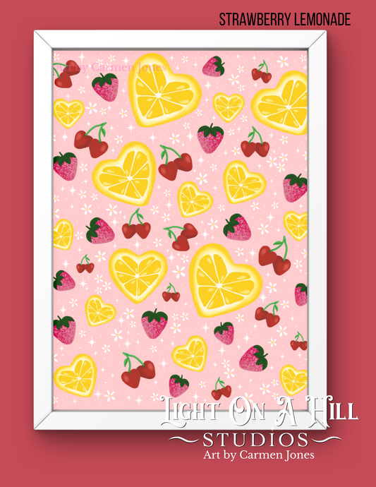 Lemon love print