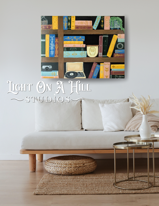 Silent Stories Original Canvas 12x16”