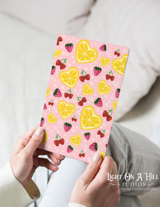 Lemon love Greeting card