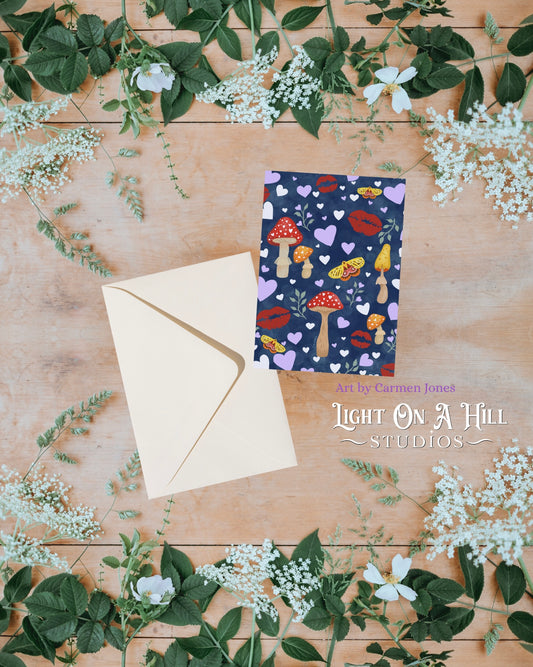 Fungi Lovin Greeting card
